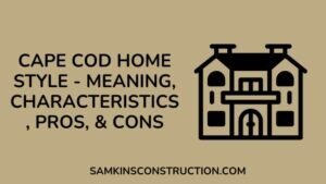 Cape Cod Home Style