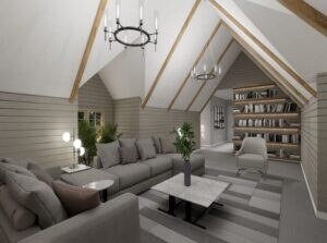 Attic Living Room