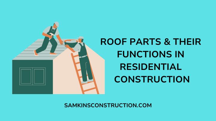 Roof parts in construction