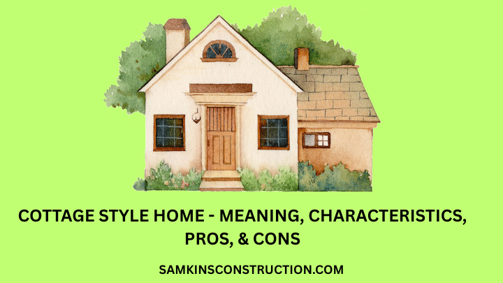 Cottage Style Home - Meaning, Characteristics, Pros, & Cons