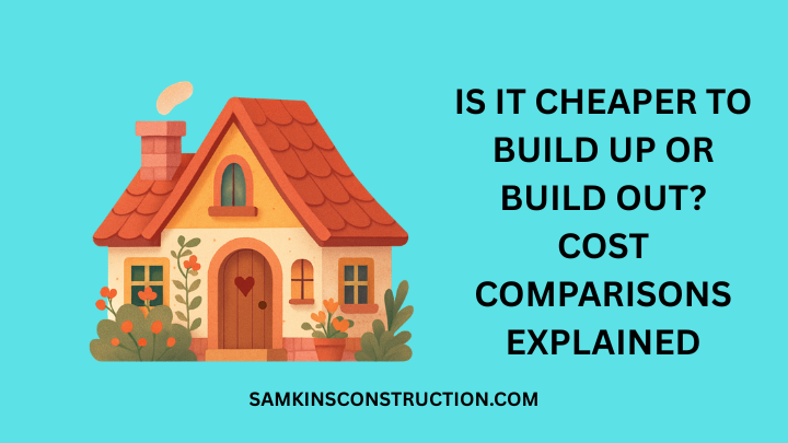 Is It Cheaper to Build Up or Build Out? Cost Comparisons Explained