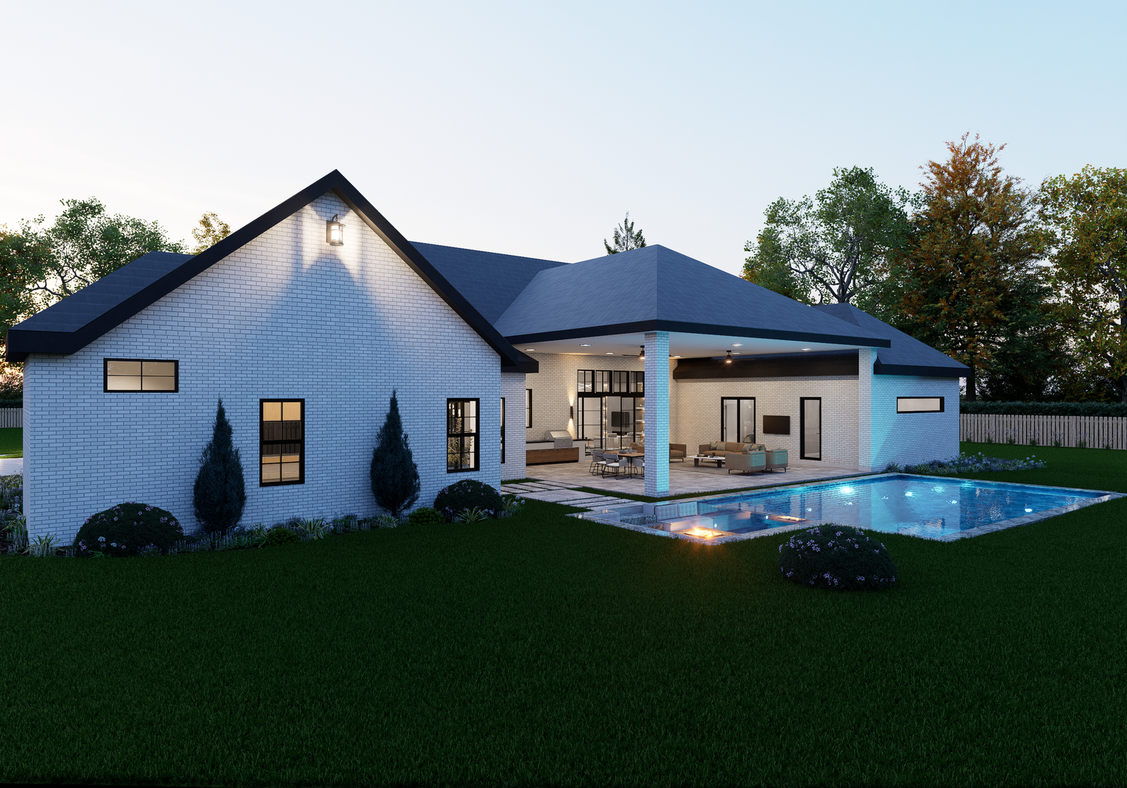 Rear Right Elevation