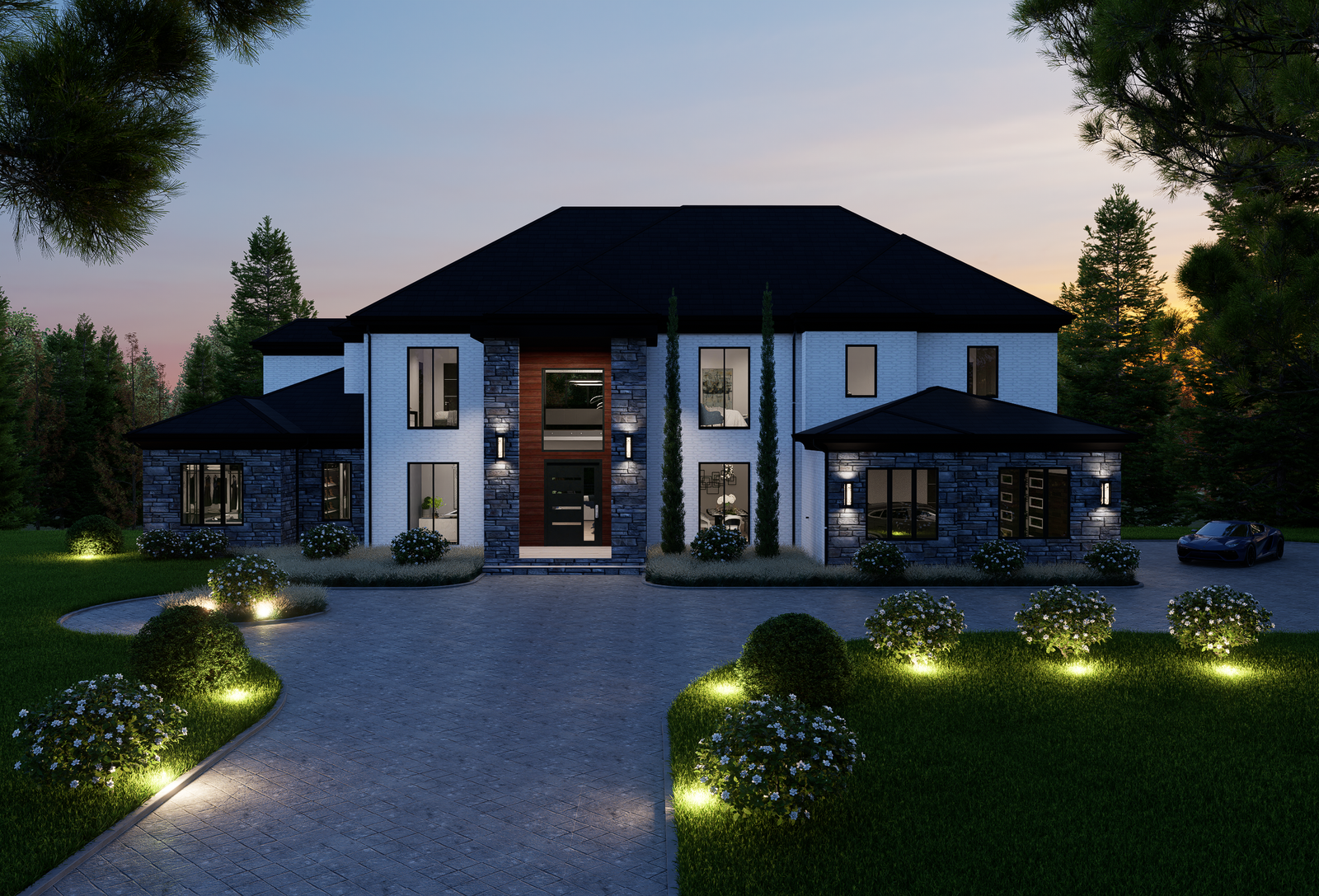 FRONT ELEVATION NIGHT VISION